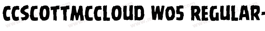 CCScottMcCloud W05 Regular字体转换